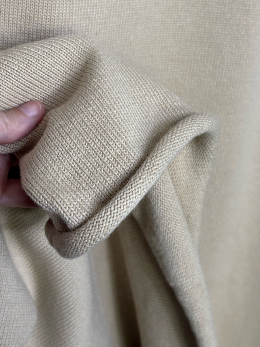EUC The Row Calista Neutral Tan Knit A-Line Skirt Pull On Size M - Picture 3 of 8